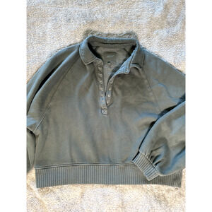 Aerie Dark Green Sweatshirt